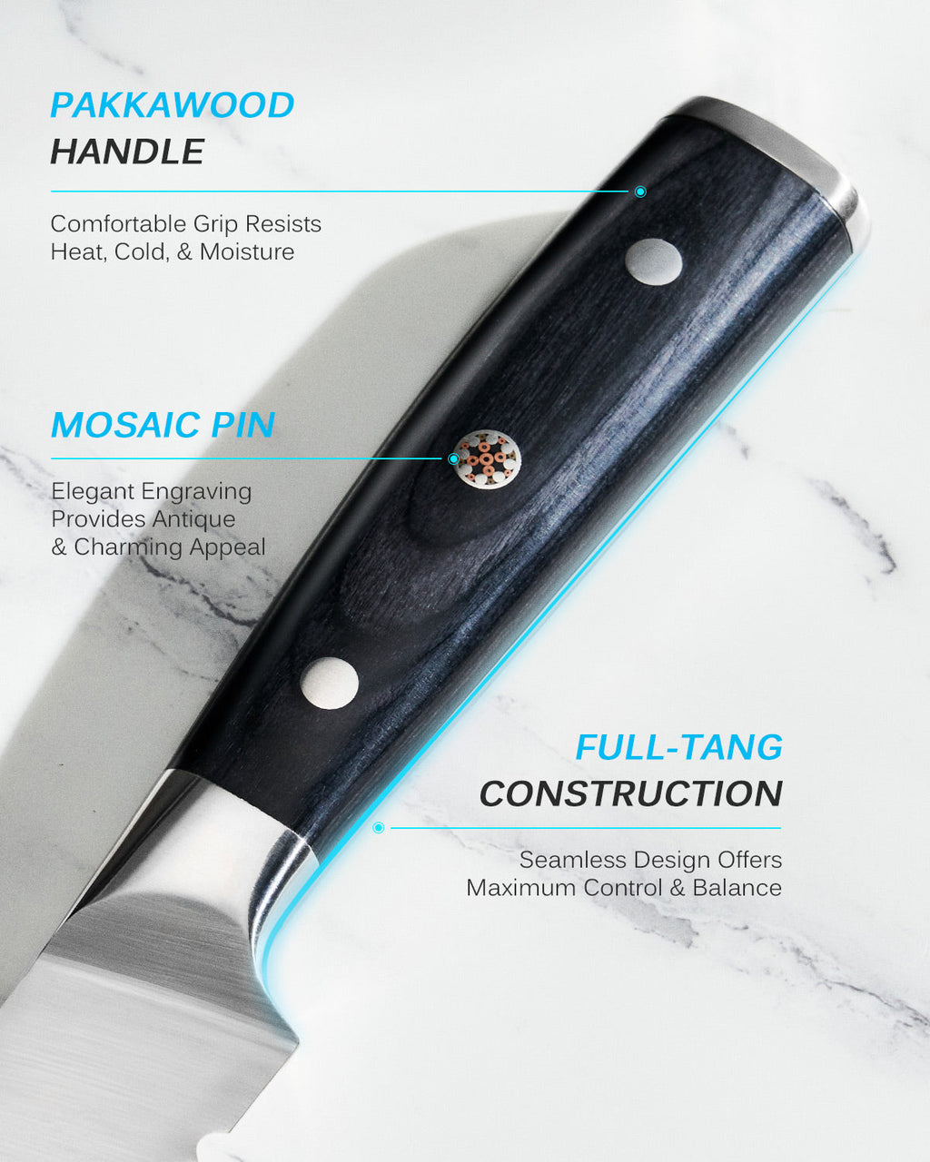 10" Serrated Bread Knife | Samurai Series