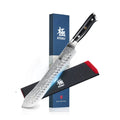 10″ Bullnose Butcher Knife VG10 Steel with Silver-ion Coating  | Gin Series