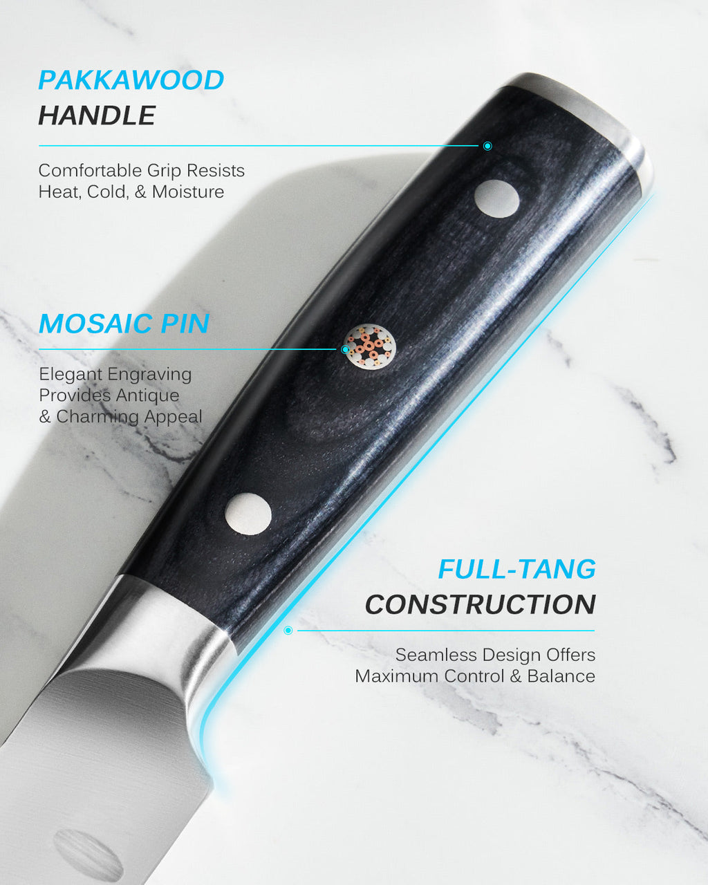 12" Slicing Knife | Samurai Series