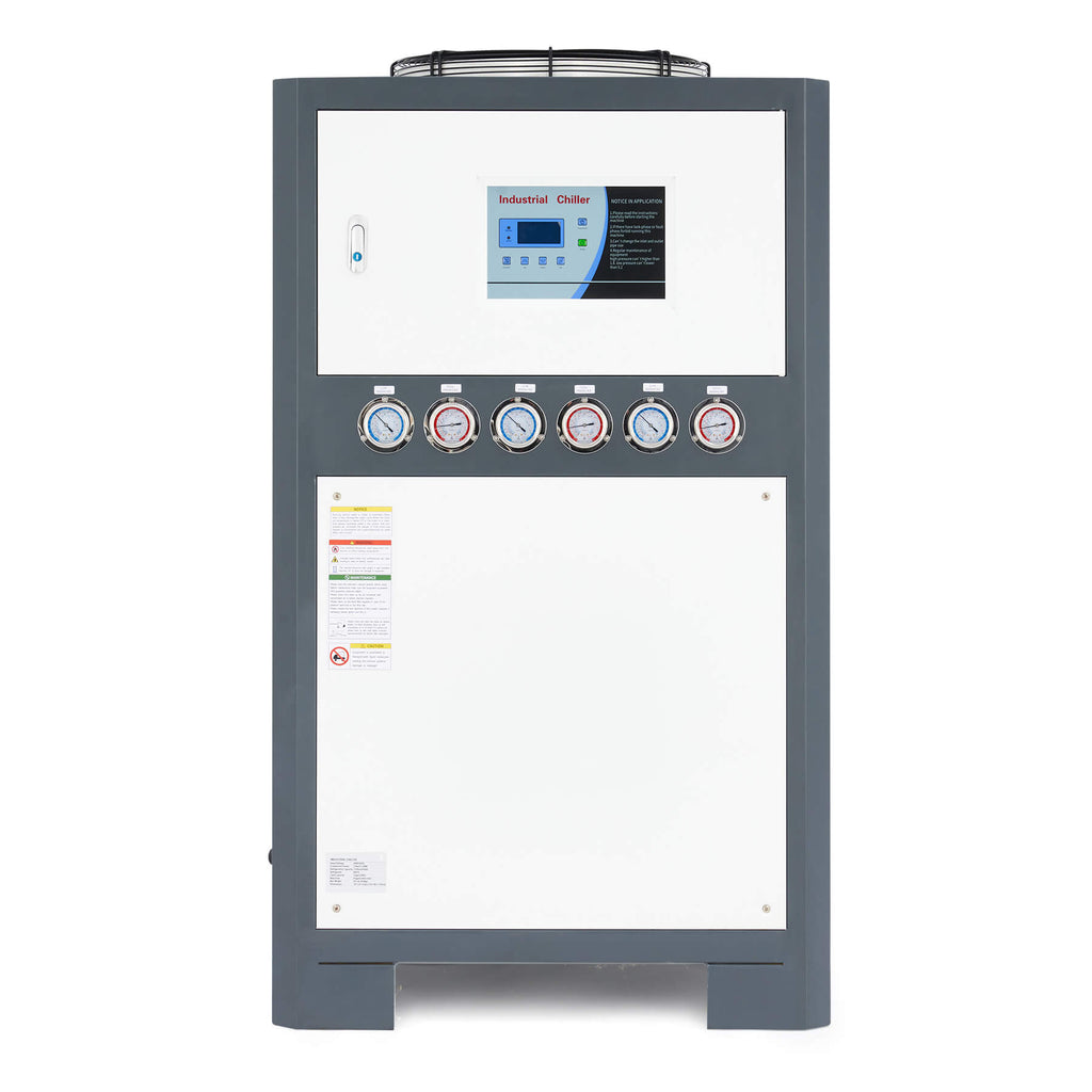 15 Ton Air-cooled Industrial Water Chiller 22.1 HP 53 Gal. for Laser & CNC Cooling Chiller | CWTH-15