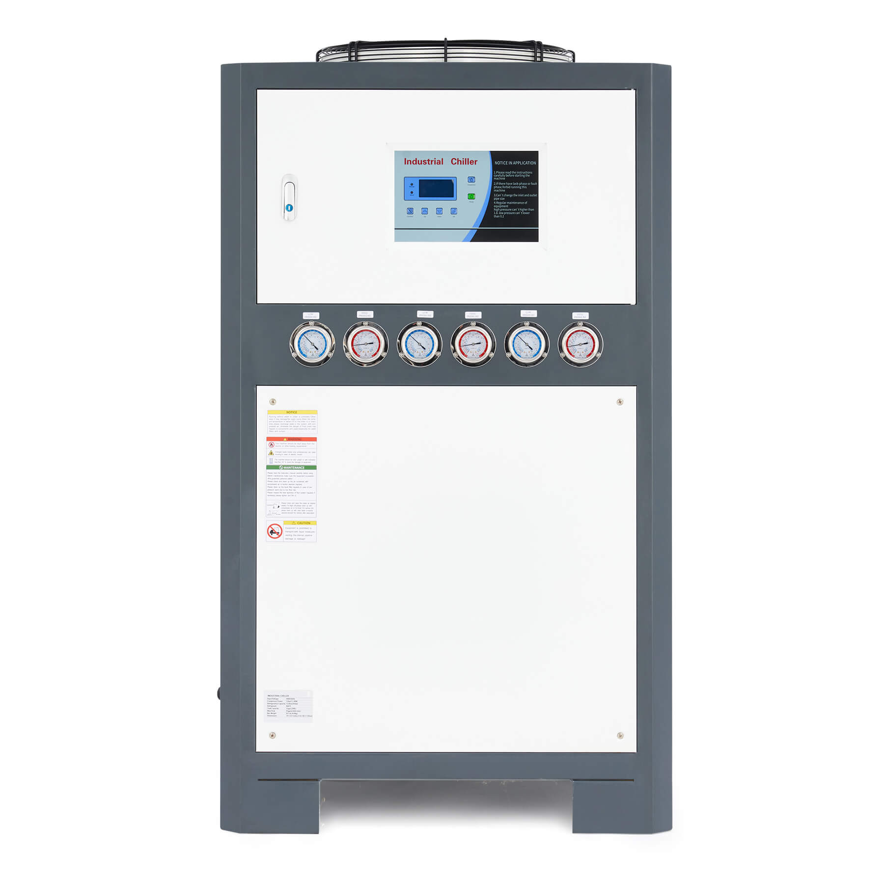 15 Ton Air-cooled Industrial Water Chiller 22.1 HP 53 Gal. for Laser & CNC Cooling Chiller | CWTH-15
