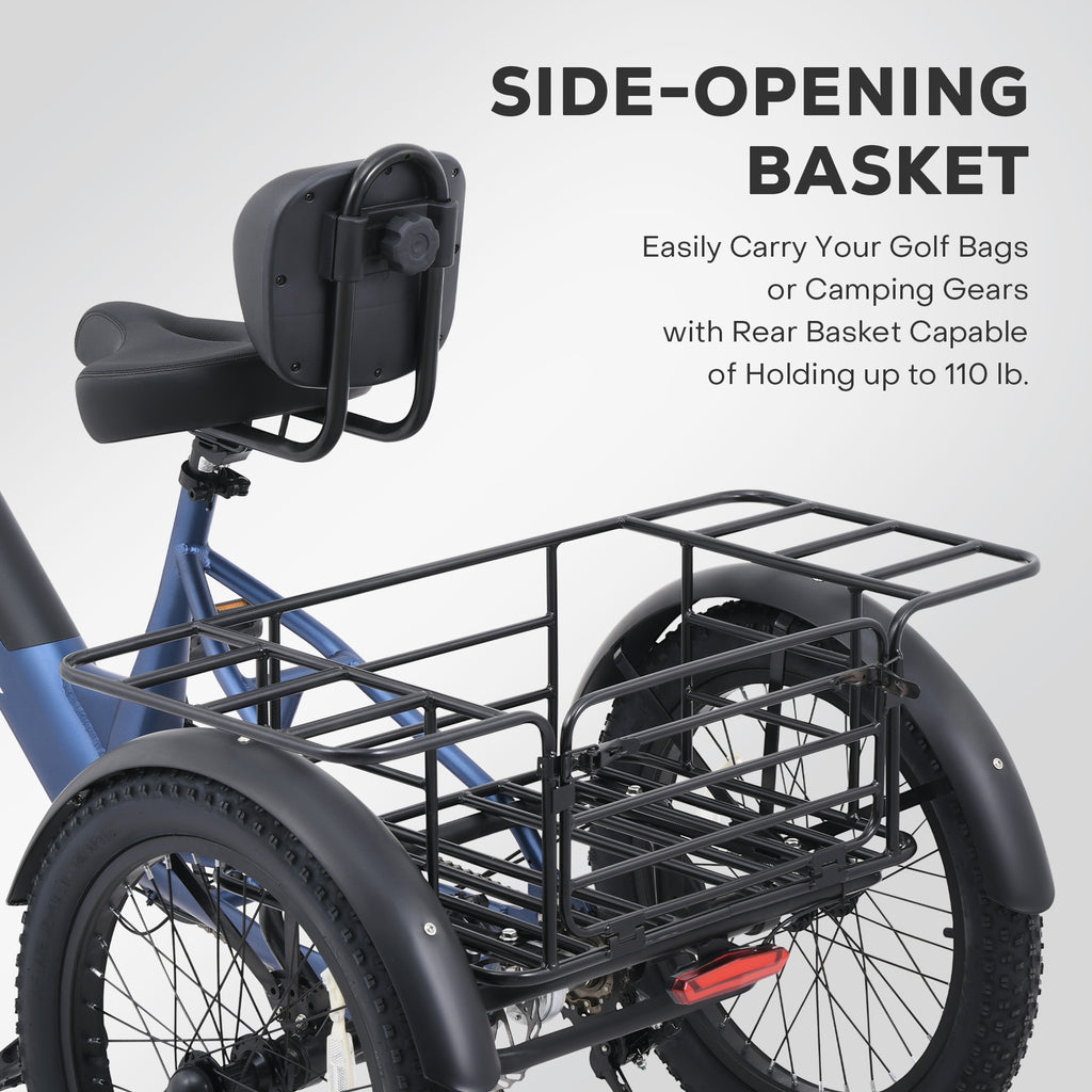 Viribus SC5 Fat Tire Electric Tricycle