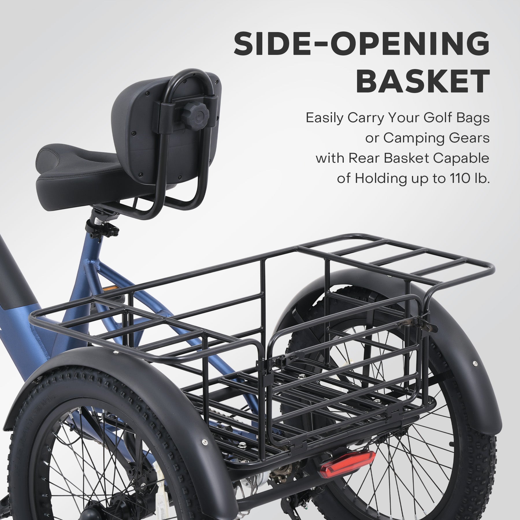 Viribus SC5 Fat Tire Electric Tricycle