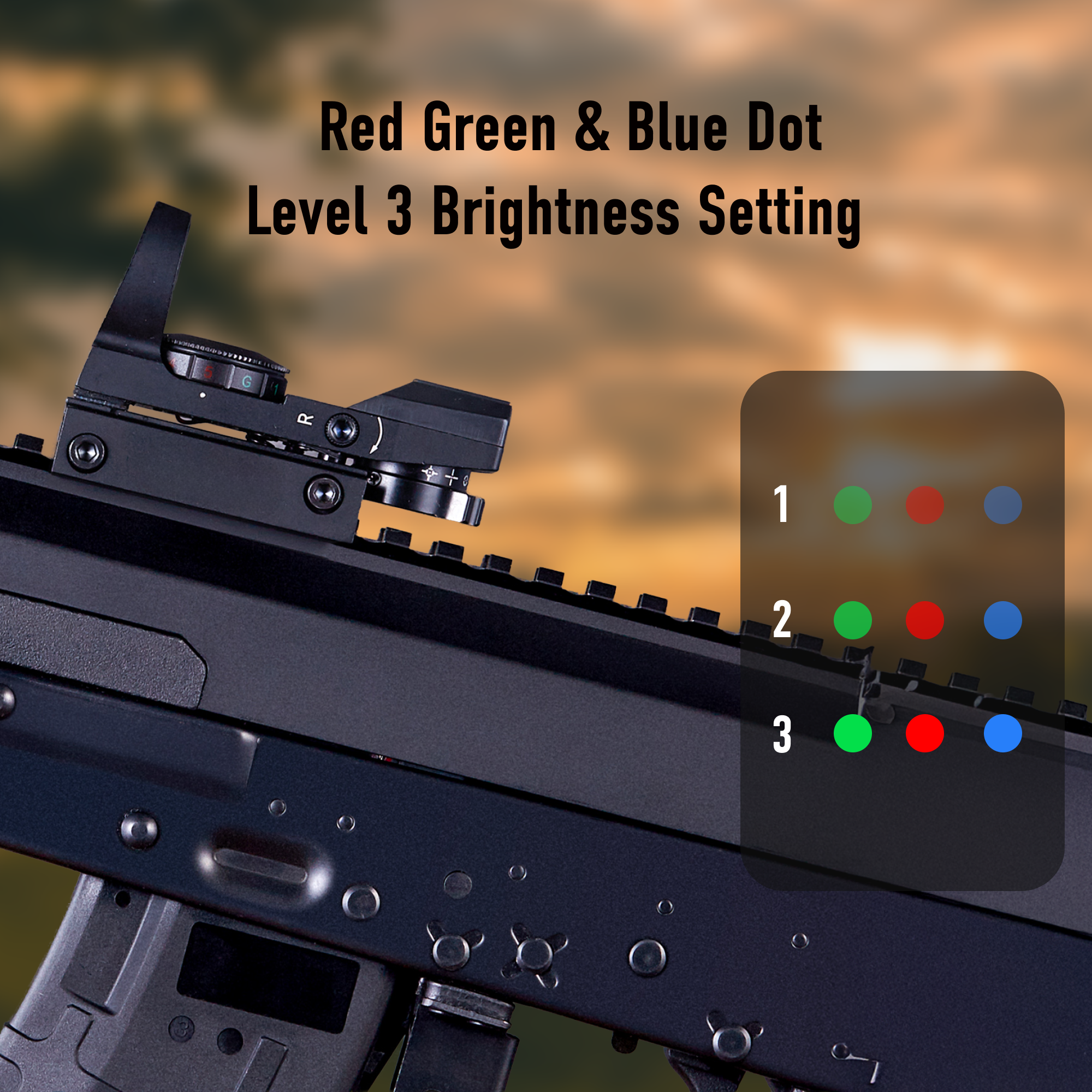 Pinty Nova 4-in-1 Hand Gesture Reticle Dot Sight