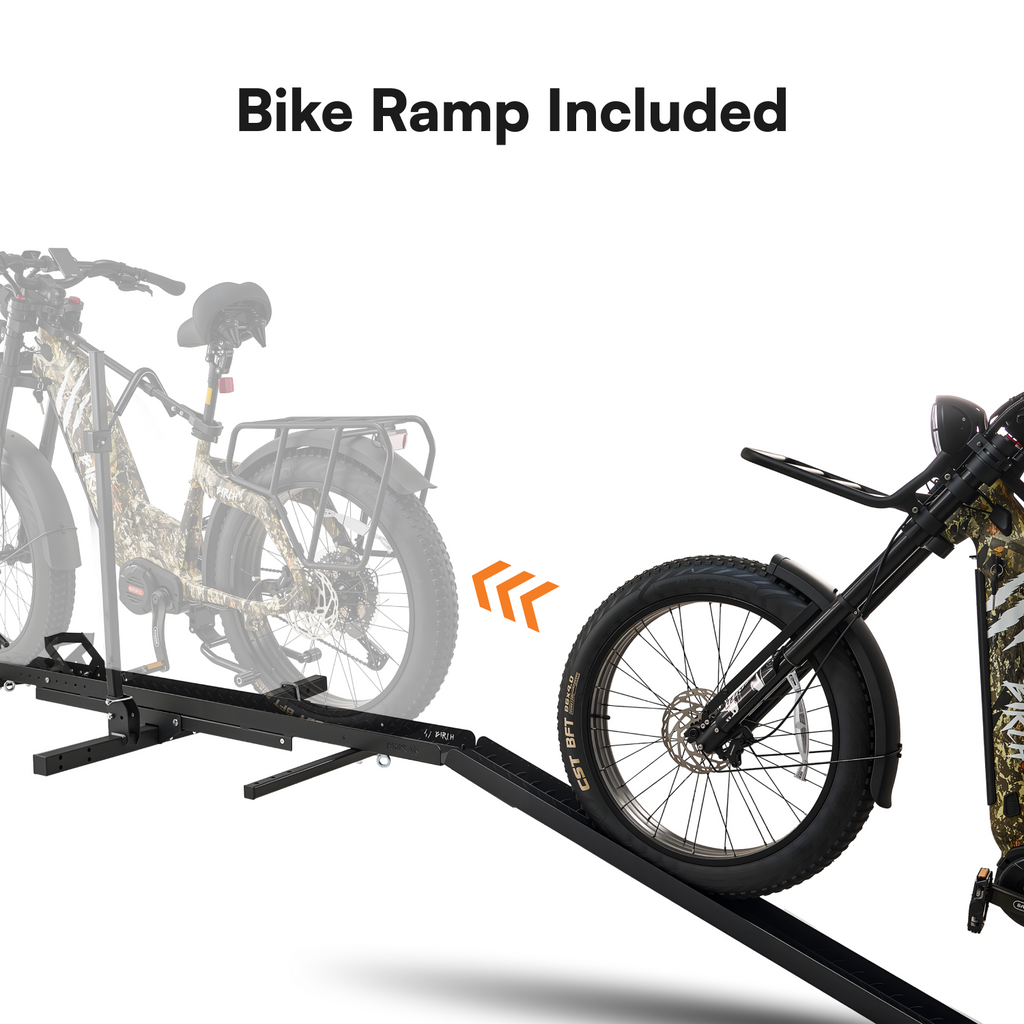Birch 2" Hitch eBike Rack with Ramp