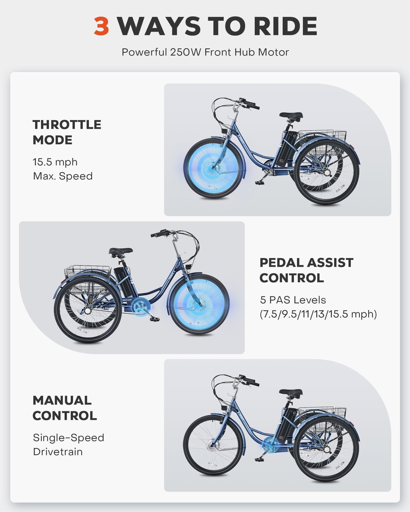 Viribus TG1 Electric Tricycle