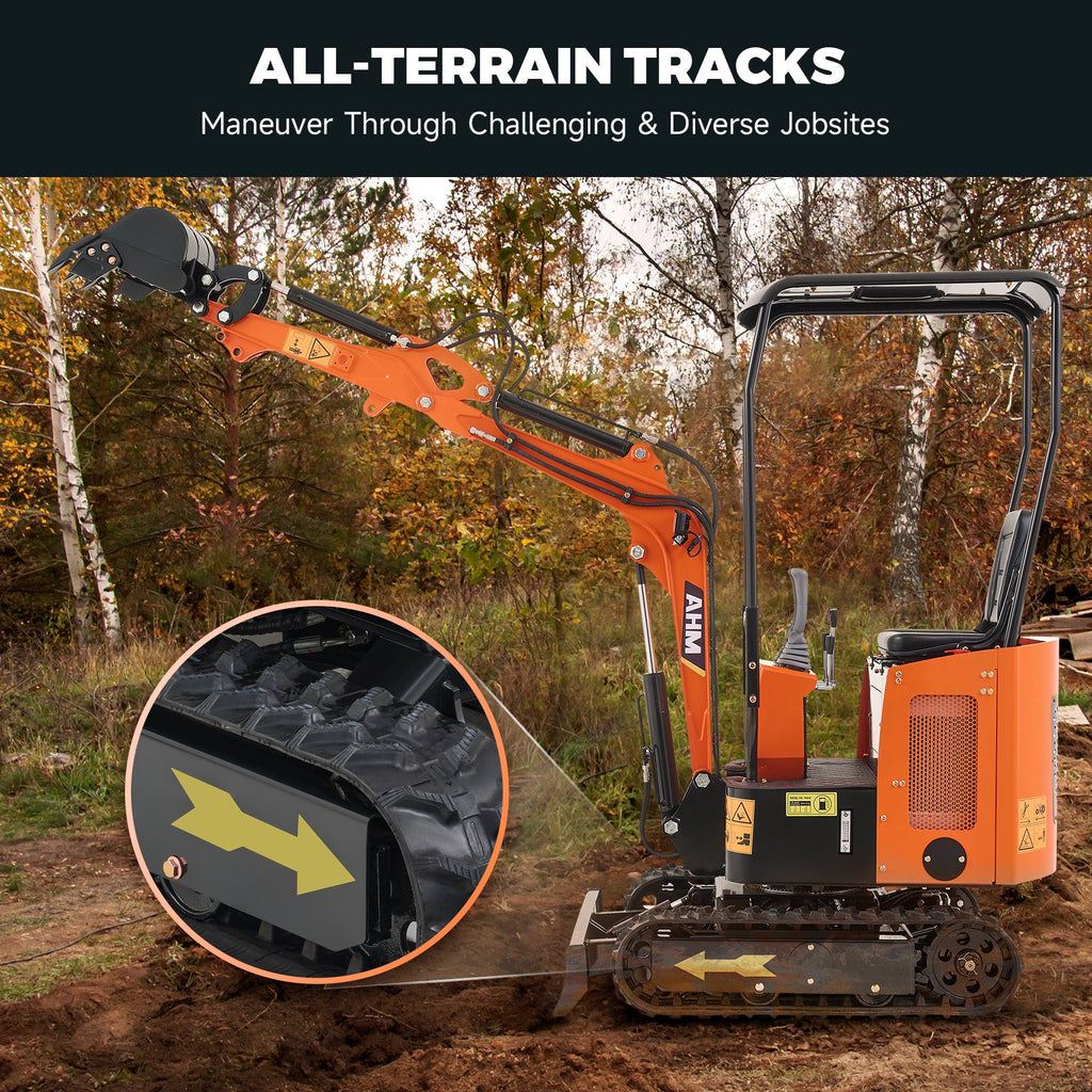 AHM AX-15 | 13.8 HP Kubota Engine Mini Excavator