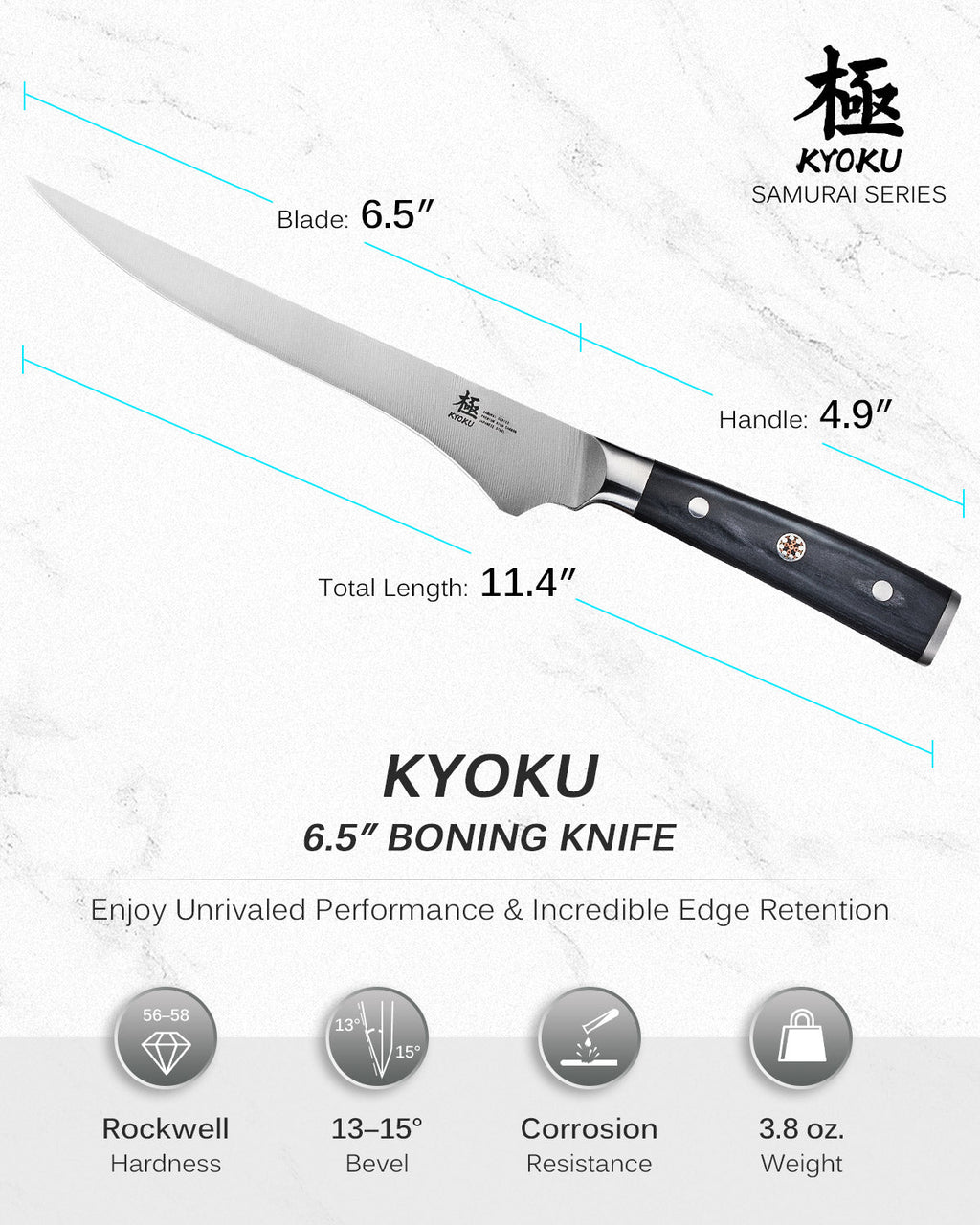 6.5" Boning Knife | Samurai Series