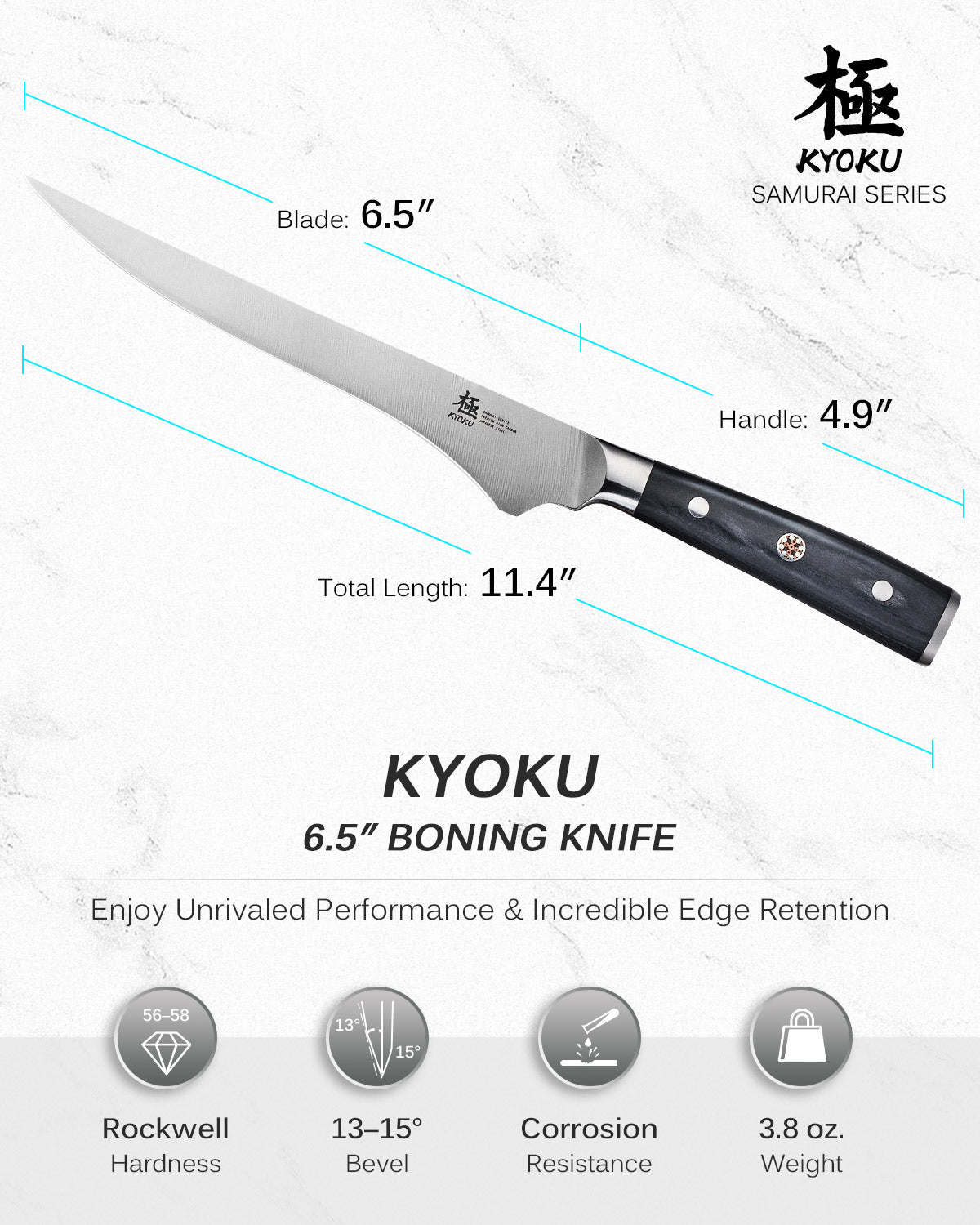 6.5" Boning Knife | Samurai Series