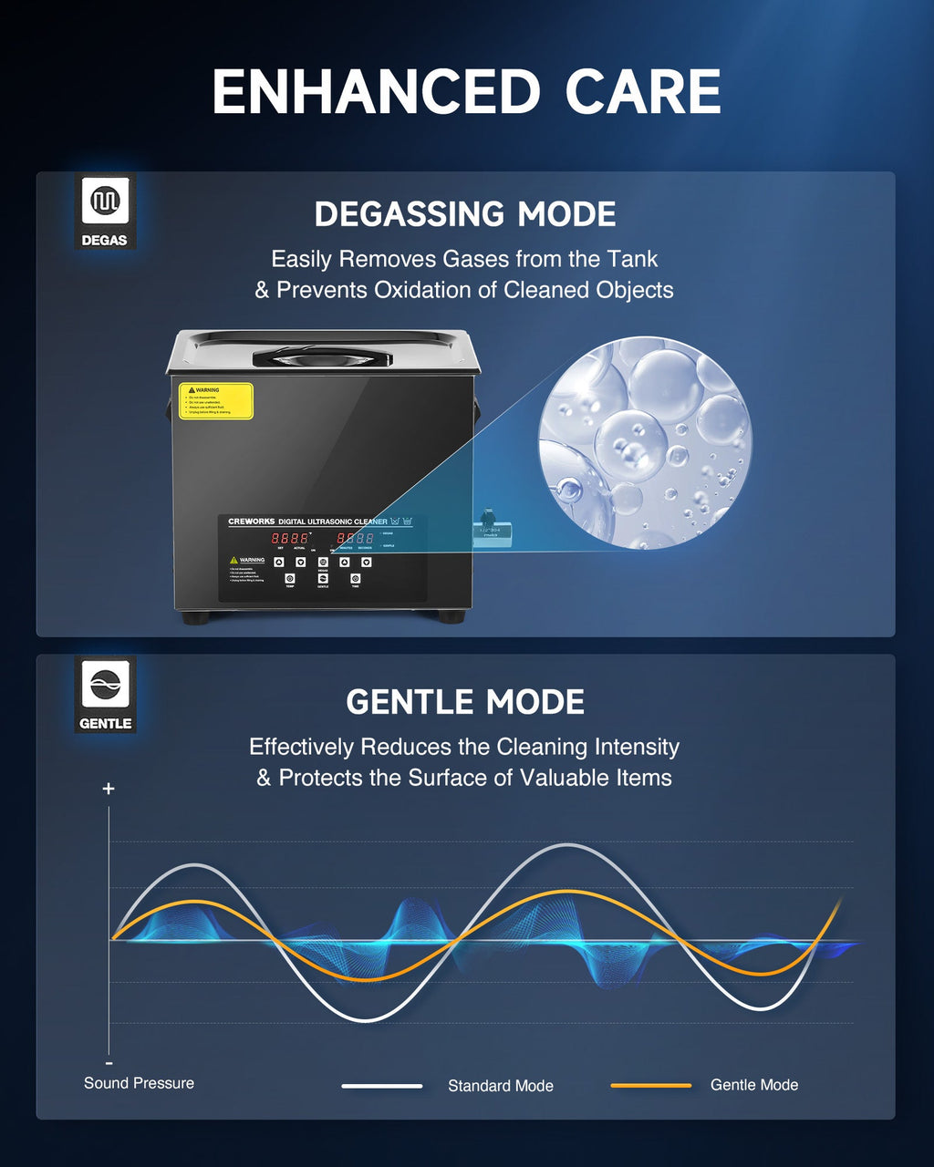 Ultrasonic Cleaning: Professional Ultrasonic Machine with Heater, Timer, and Dual Mode 10L