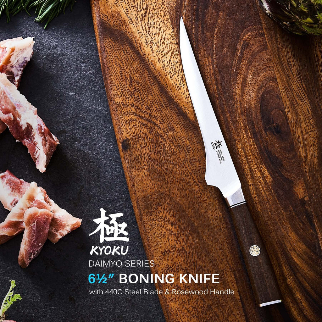 6.5“ Boning Knife 440C Steel | Daimyo Series