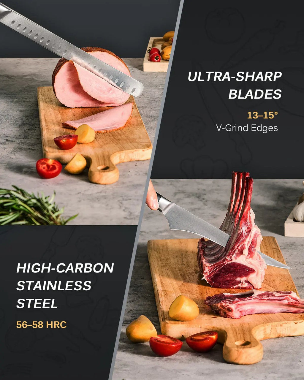 Boning + Slicing Knife Set | Samurai Series