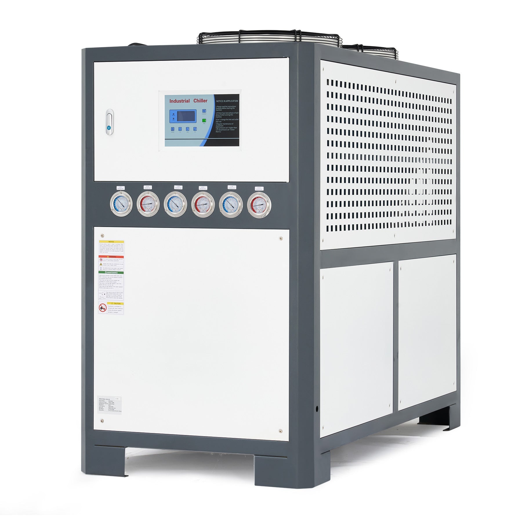 15 Ton Air-cooled Industrial Water Chiller 22.1 HP 53 Gal. for Laser & CNC Cooling Chiller | CWTH-15