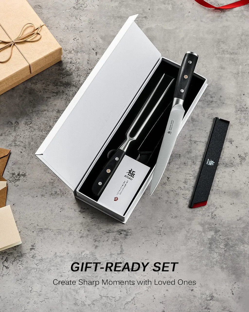 8" Carving Knife & Fork Set | Samurai Series