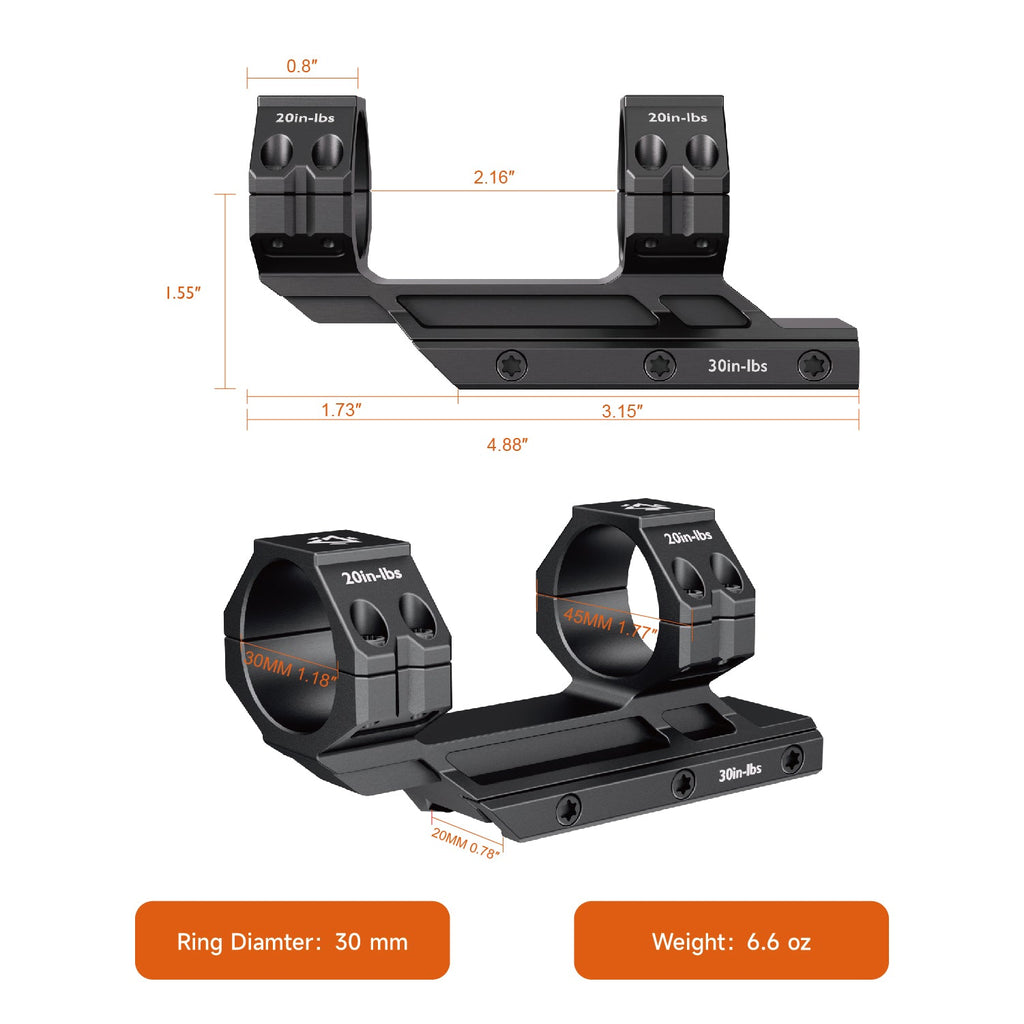 Gunnr Sleipnir 30-34 mm Cantilever Mount