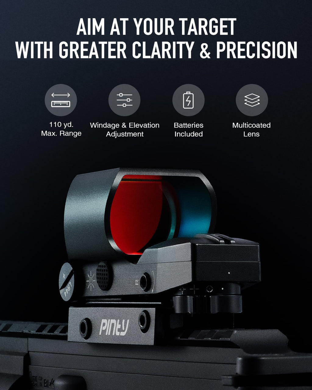 Pinty Nova 1x28x40mm Red Dot Sight